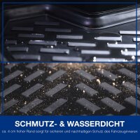 ELMASLINE 3D Gummimatten für BMW X4 2 (II) (G02) ab 2018 | Fußmatten Zubehör