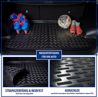 ELMASLINE Gummimatten & Kofferraumwanne für MINI Cooper E ab 2023 | Fußmatten Zubehör