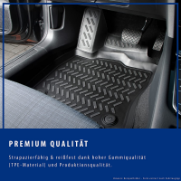 ELMASLINE Gummimatten & Kofferraumwanne für PEUGEOT 408 ab 2023 | Fußmatten Zubehör