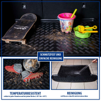 ELMASLINE 3D Gummimatten & Kofferraumwanne für SMART FORFOUR (2014-2021) W453 | Zubehör Kofferraummatte