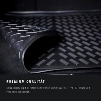 ELMASLINE 3D Kofferraumwanne für Citroen DS7 Crossback 2018 (unterer Ladeboden) | Hoher Rand | Zubehör