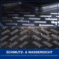 ELMASLINE 3D Gummimatten für BMW i7 ab 2023 | Zubehör Fußmatten | Lounge-Sitzpaket
