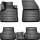 Design 3D Gummimatten Set für PEUGEOT 3008 II (2) 2016-2024 | Zubehör Fußmatten