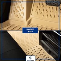 Design 3D Gummimatten Set für VW TIGUAN (II) ab 2016 (BEIGE)