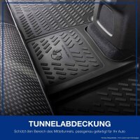 Design 3D Gummimatten Set für SEAT TOLEDO 4 (IV) 2012?2019