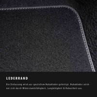 Premium Textil Fußmatten Set für AUDI A6 (C7) 2011-2018