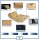 Design 3D Gummimatten Set für OPEL CORSA D 2006-2014 (BEIGE)