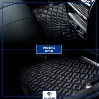 Design 3D Gummimatten Set für OPEL CROSSLAND X ab 2017 - Auto Zubehör | Fußmatten
